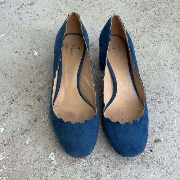 Chloe scalloped heels - Picture 4 of 8